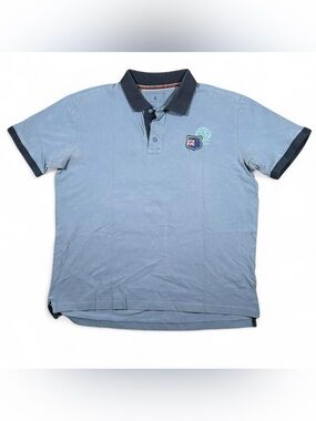 Men’s blue polo shirt